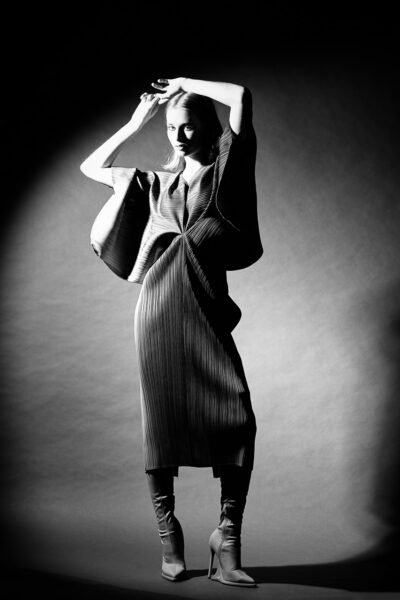 Fashion Portrait Studioaufnahme professionelle Modefotografie