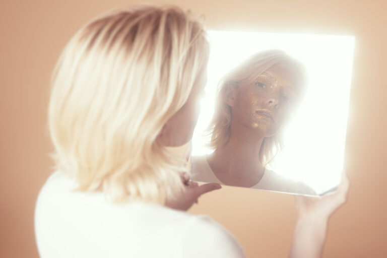 Professionelles Beauty Shooting kreative Bildgestaltung