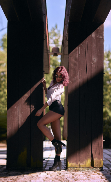 Authentisches Portrait Frau einzigartige Ausstrahlung München