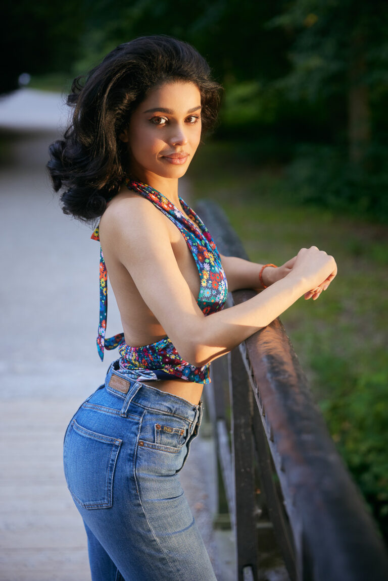 Einzigartiges Portraitfoto Frau künstlerische Fotografie München