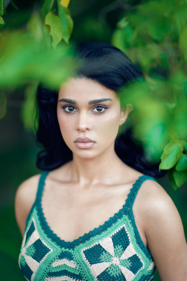 Einzigartiges Portraitfoto Frau künstlerische Fotografie München