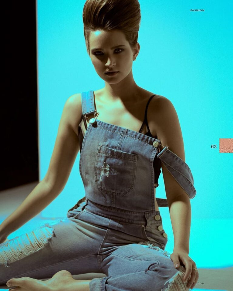 Künstlerisches Fotoshooting professionelle Aufnahme