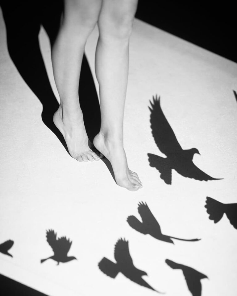 Künstlerisches Fotoshooting professionelle Aufnahme