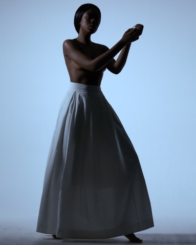 Künstlerisches Fotoshooting professionelle Aufnahme