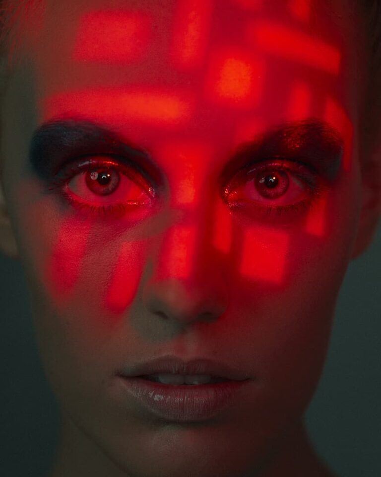 Künstlerisches Fotoshooting professionelle Aufnahme