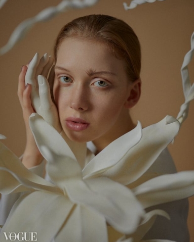 Künstlerisches Fotoshooting professionelle Aufnahme