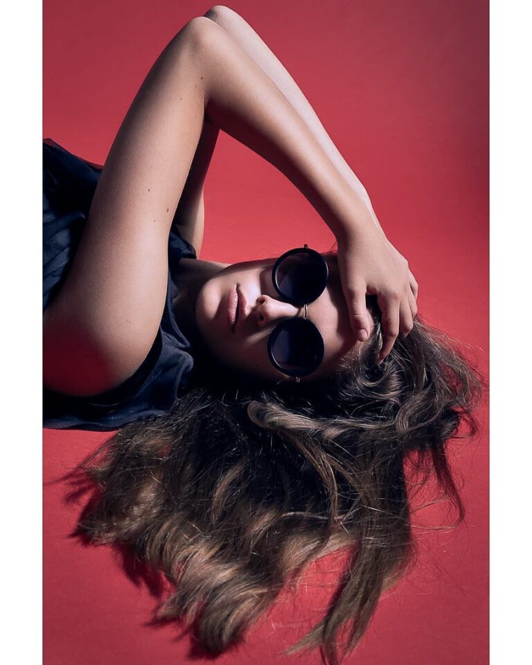 Künstlerisches Fotoshooting professionelle Aufnahme