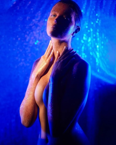 Professionelles Beauty Shooting kreative Bildgestaltung