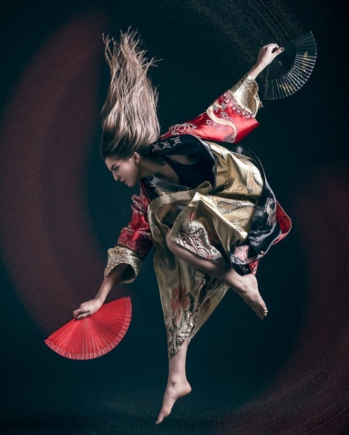 Professionelles Fotoshooting kreative Bildgestaltung