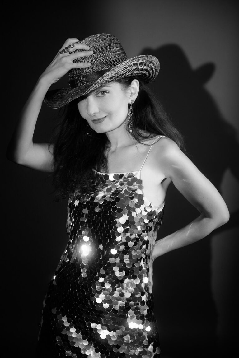 Portrait Fotoshooting München Schwarz Weiß