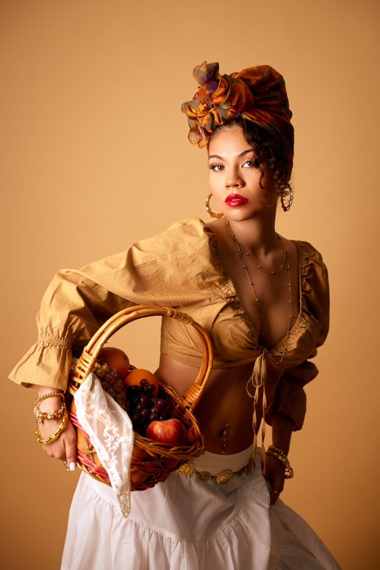 Fashion Fotoshooting im Studio Model Sedcard